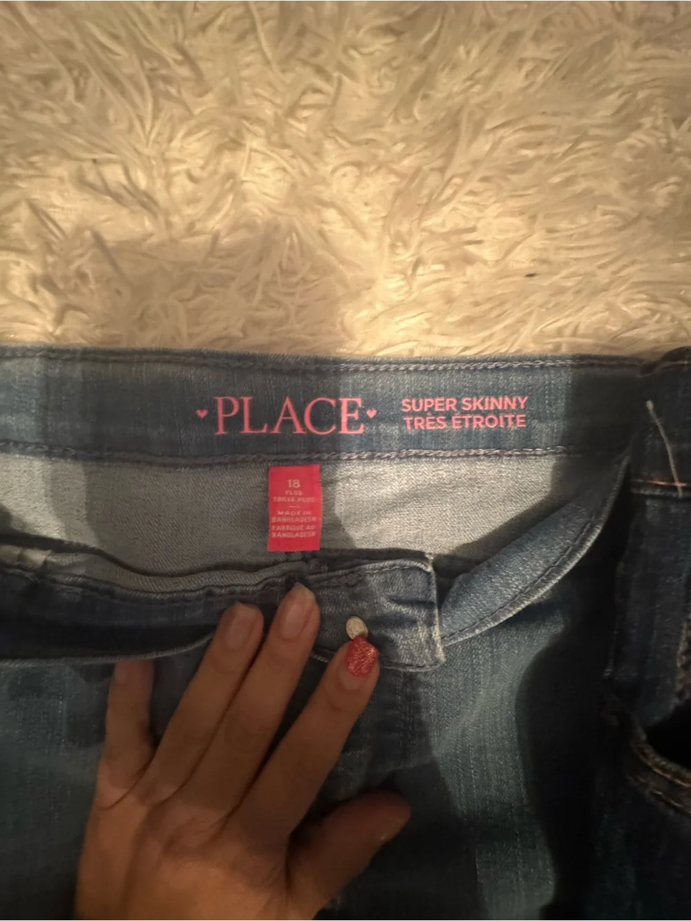 The Children's Place Girls Jeans & Knit Pants - Blue and Black